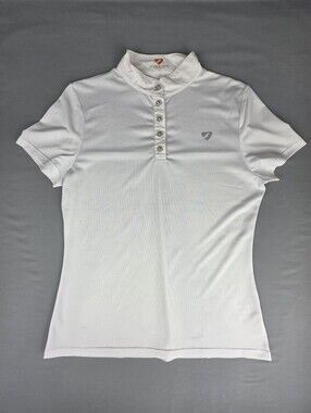Shires Ladies’ Aubrion Monmouth Show Shirt Short Sleeve Dressage XL